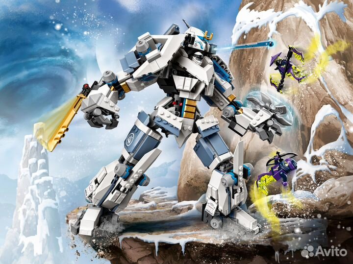 Конструктор 11660 Ниндзяго Битва с роботом Зейна