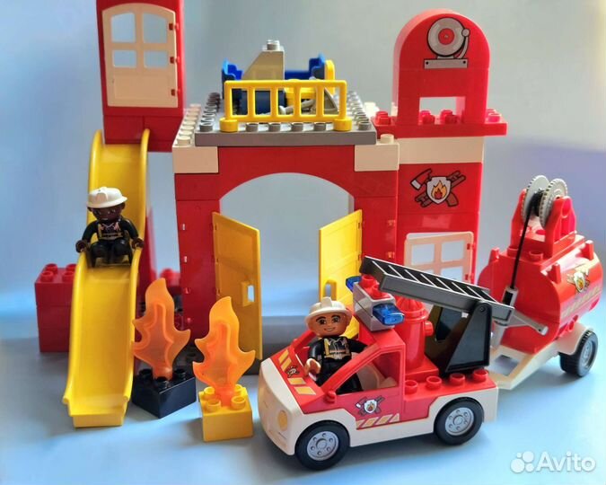 Lego duplo пожарная станция 6168