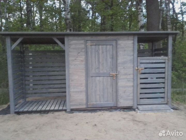 Дровник,сарай,хоз.блок,дровница