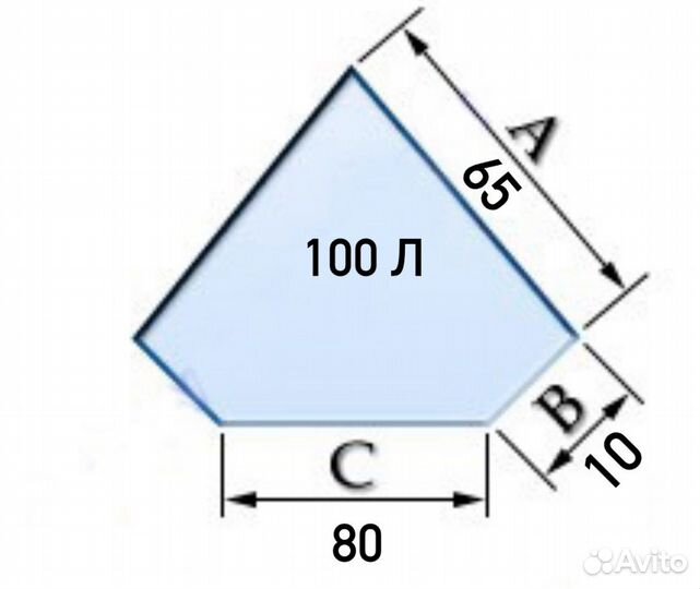 Аквариум 100л с тумбой