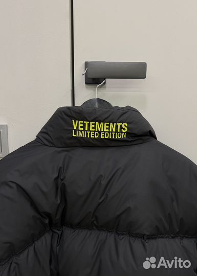 Пуховик vetements оригинал