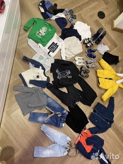 Детские вещи пакетом на мальчика 92 98