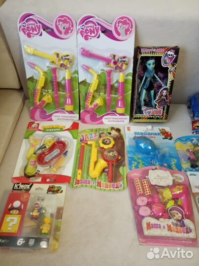 Игрушки новые в ассортименте