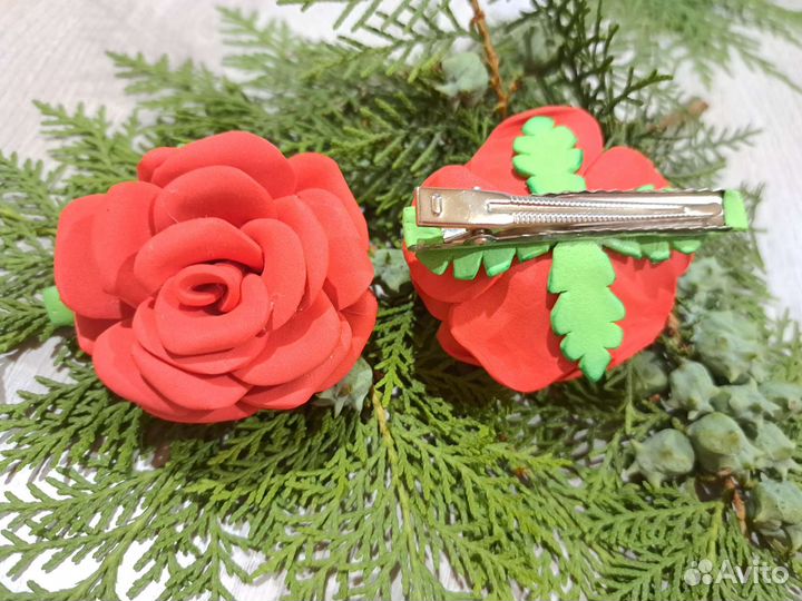 Заколочки для волос ручной работы