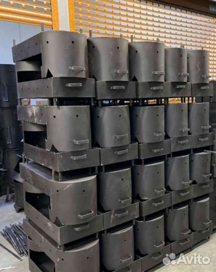 Мангал с печкой для Узбекского казана