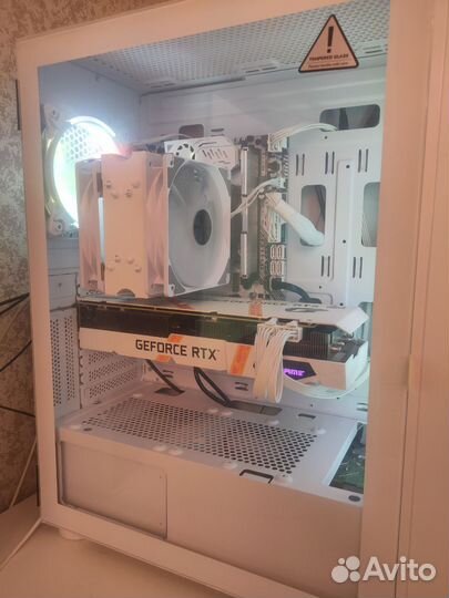Игровой пк белый rtx 3060 12gb,10ядер/20 потоков