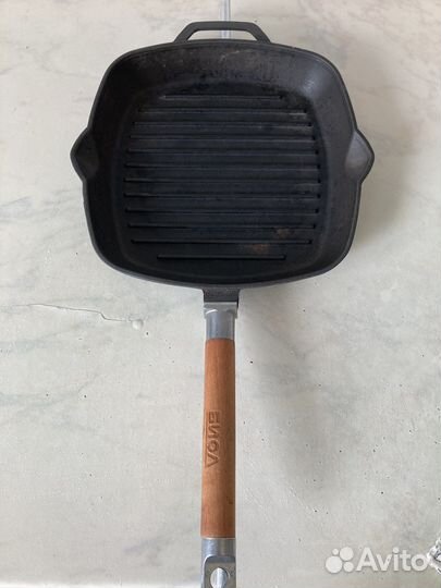 Чугунная сковорода гриль