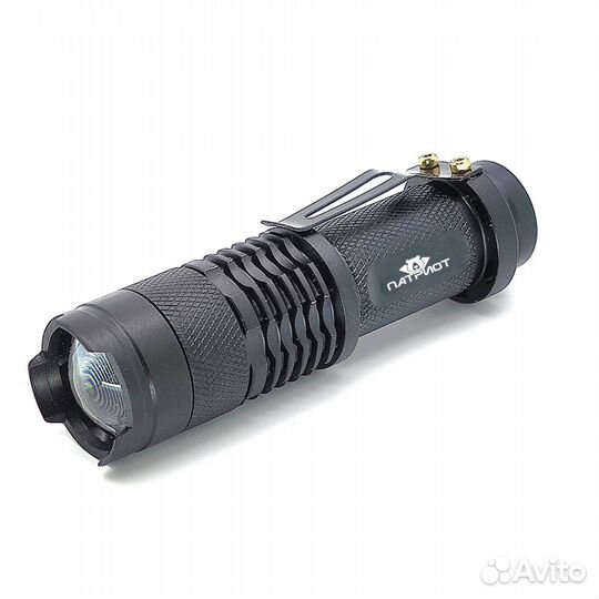 Фонарь ручной Патриот PT-FLR02 (1L,14500, zoom)