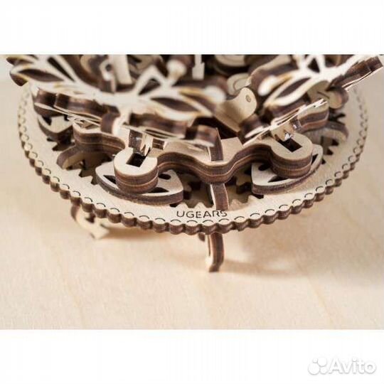 Деревянный конструктор Ugears Механический цветок
