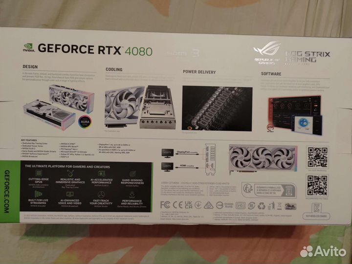 Asus rog strix rtx 4080 oc 16gb white