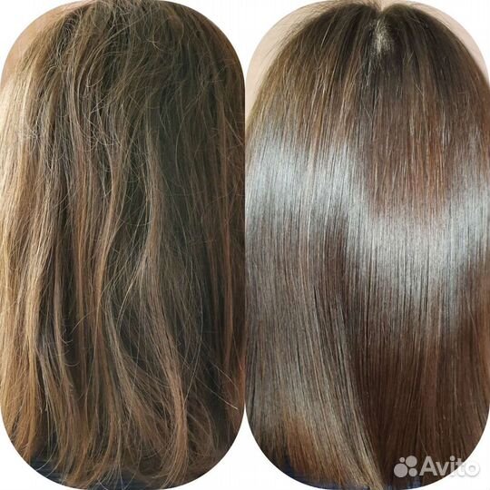 Кератин/ботокс/полировка/коллаген/ холодное восста