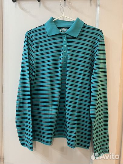 Поло с длинным рукавом женское