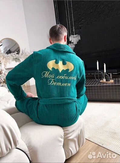 Халат с вышивкой