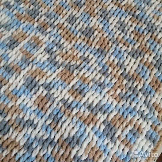 Плед детский вязаный ручная работа