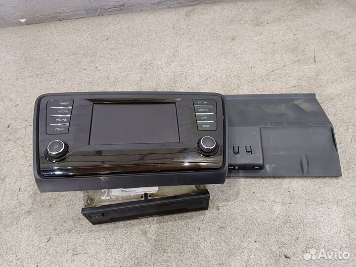 Магнитола в сборе для Skoda Octavia A7 Bolero mib