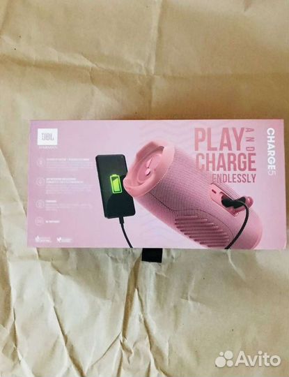 Колонка JBL Charge 5 Pink (новая)