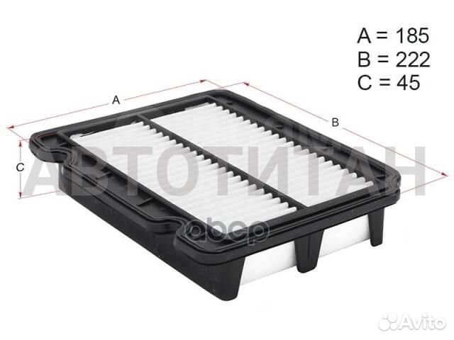 Фильтр воздушный chevrolet aveo 05/kalos 02