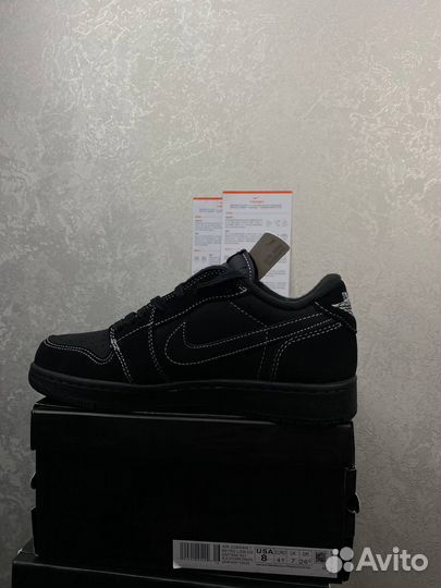 Кроссовки Nike sb dunk low Travis scott black