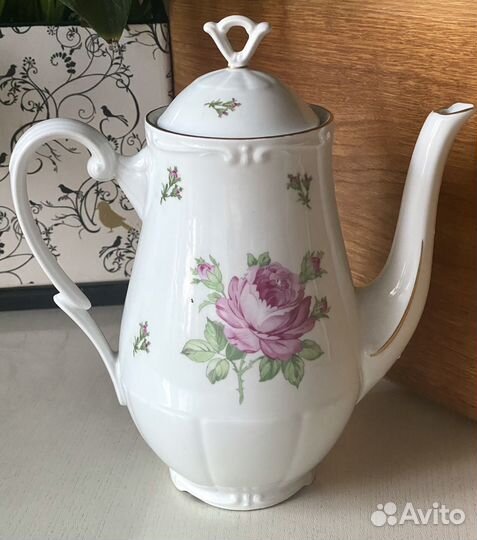 Заварочный чайник фарфор Германия винтаж