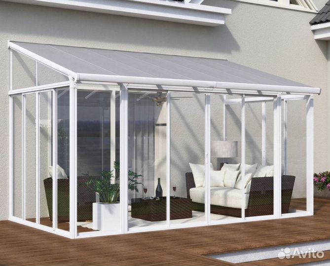 Остекление терассы алюминиевое