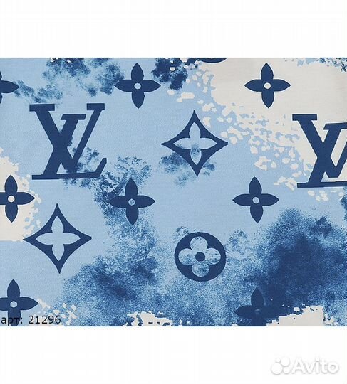 Футболка louis vuitton синяя