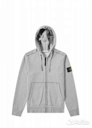 Зипка stone island серая