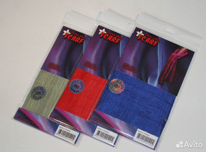 Шарф из натурального тайского шелка