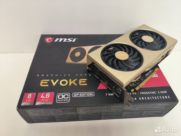 Видеокарта MSI RX 5700 OC GP Gold Edition