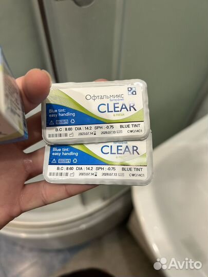 Линзы контактные