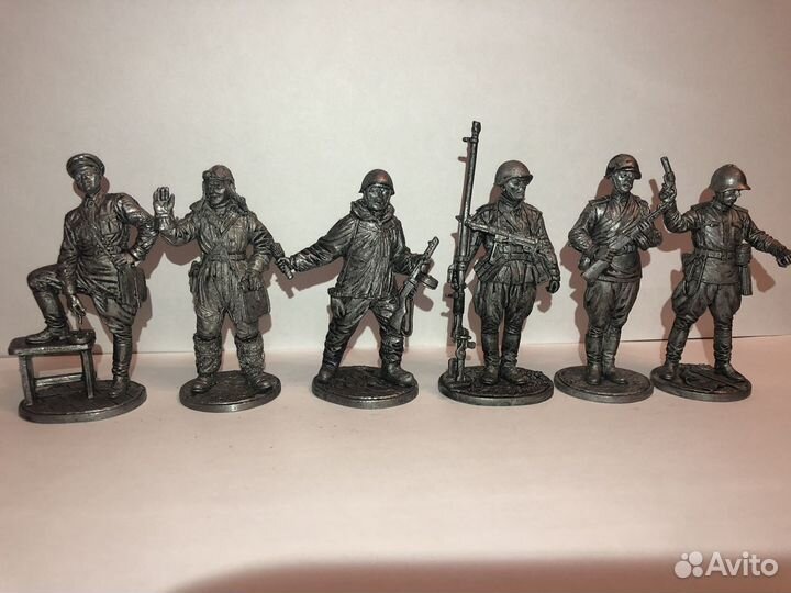 Оловянные солдатики 2 мировая война 54 мм
