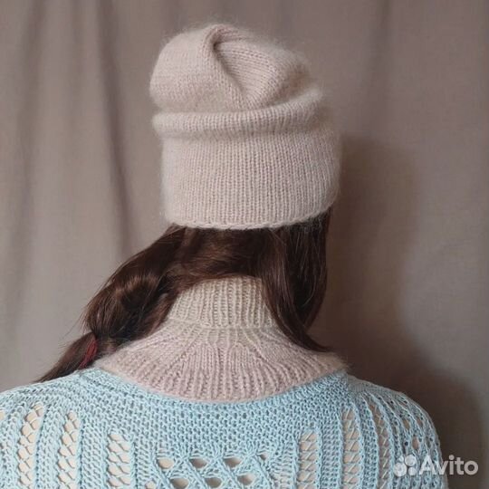 Шапка, снуд и митенки