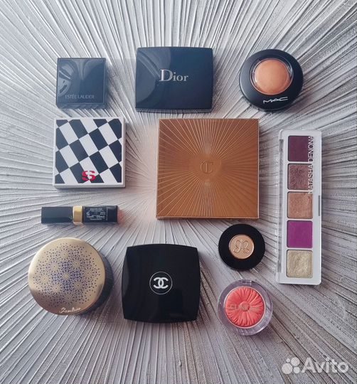 Gerlen,Chanel,Mac,Sisley,Charlotte T.ND.,ABH,Dior