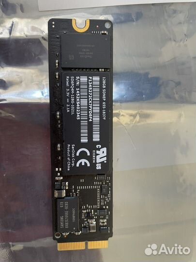 SSD память 128 gb