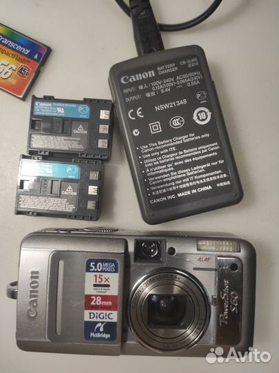 Фотоаппарат canon s60 сломан