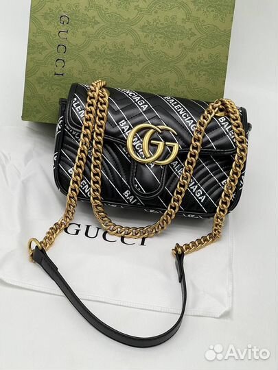 Женская сумка Gucci Marmont через плечо