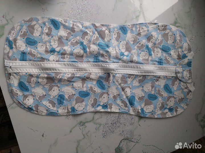 Пеленка кокон на молнии для новорожденных