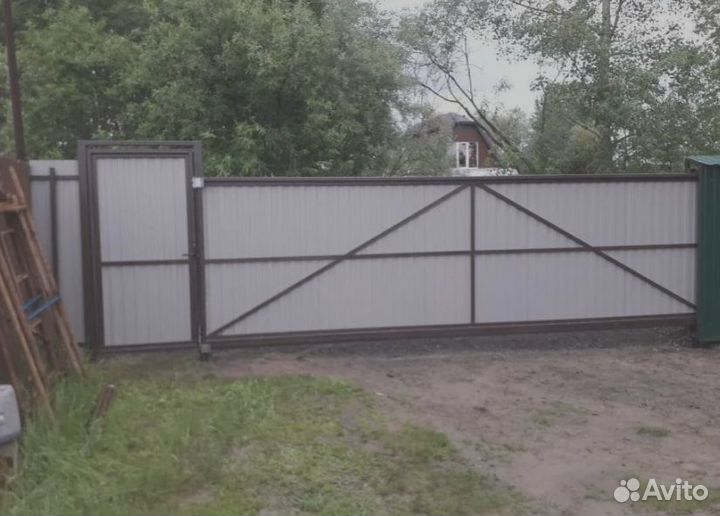 Откатные ворота 