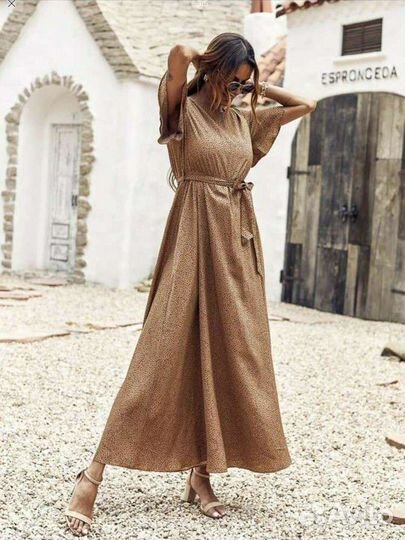 Летнее длинное платье