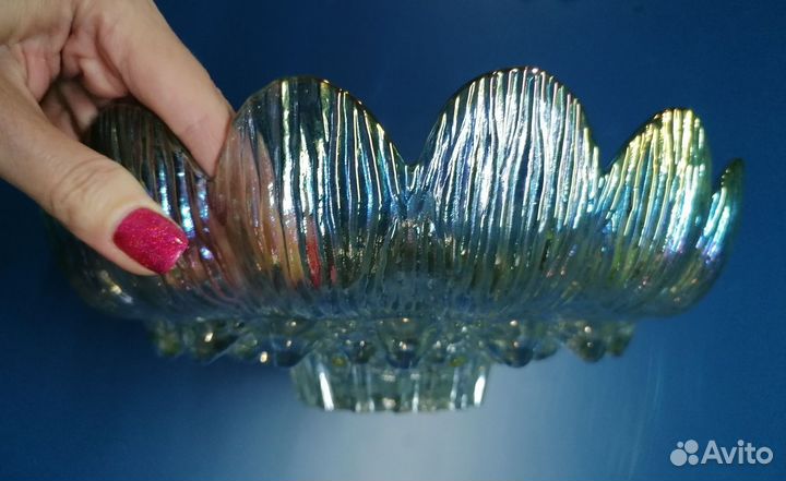 Ваза / фруктовница / салатник хрусталь СССР
