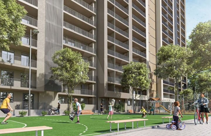 1-к. квартира, 42 м² (Грузия)