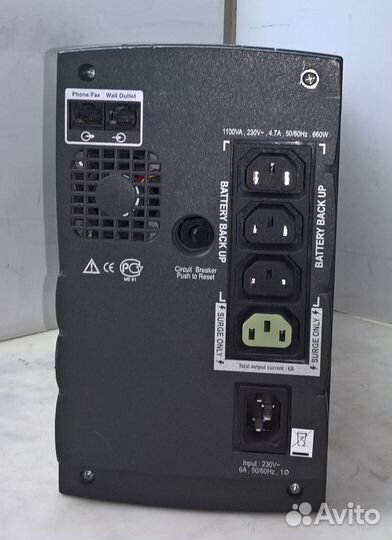 Ибп APC back-UPS RS 1100 без акб