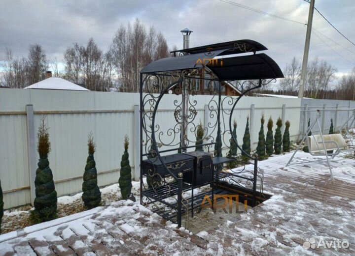 Кованный мангал