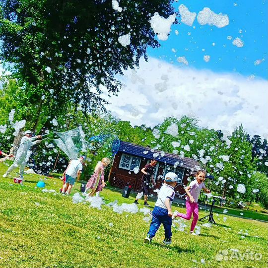 Мыльная вечеринка пузыри на улице аниматоры Ижевск