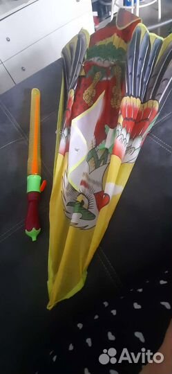 Воздушный змей и штука для мыльных пузерей