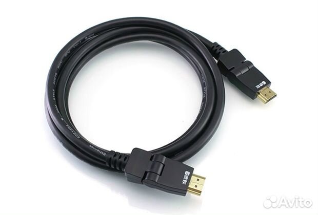 Hdmi-каб. 1.8 метра, v1.4, с поворотными штекерами