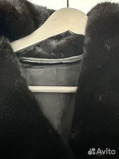 Шуба норковая 42 44 длинная с капюшоном