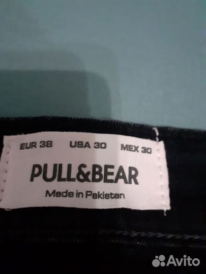 Джинсы slim fit pull&bear