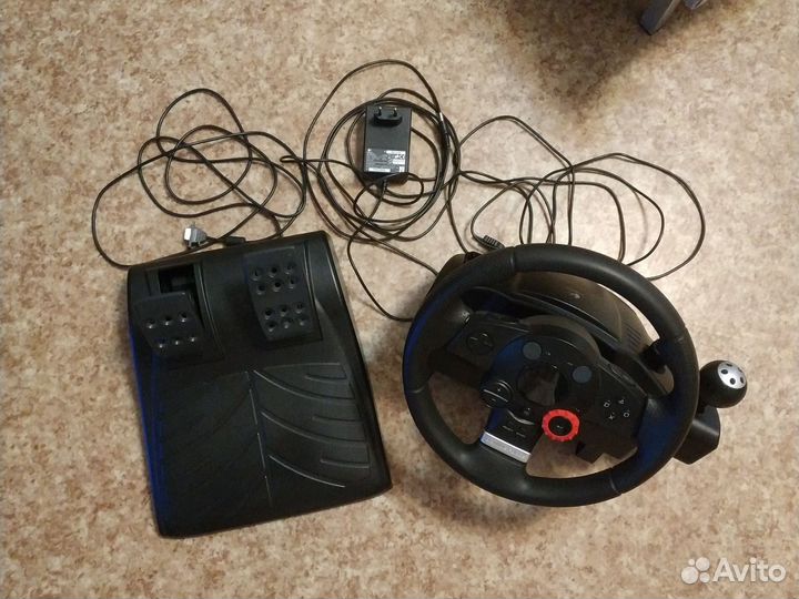 Руль logitech driving force gt