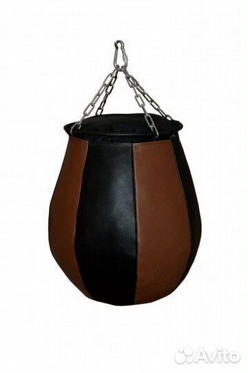 Боксерская груша Рокки 35 кг из натуральной кожи