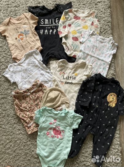 Вещи пакетом на девочку 68 74